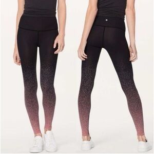 Lululemon Wunder Under Leggings Ombre Speckle
